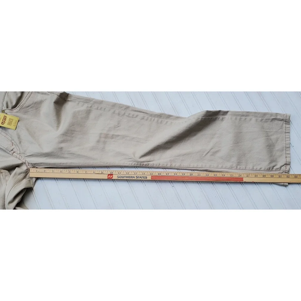 Levis Tab Twills Slouch Flare Pants NWT‎ Tan Khaki Vintage Juniors 11M Y2K
